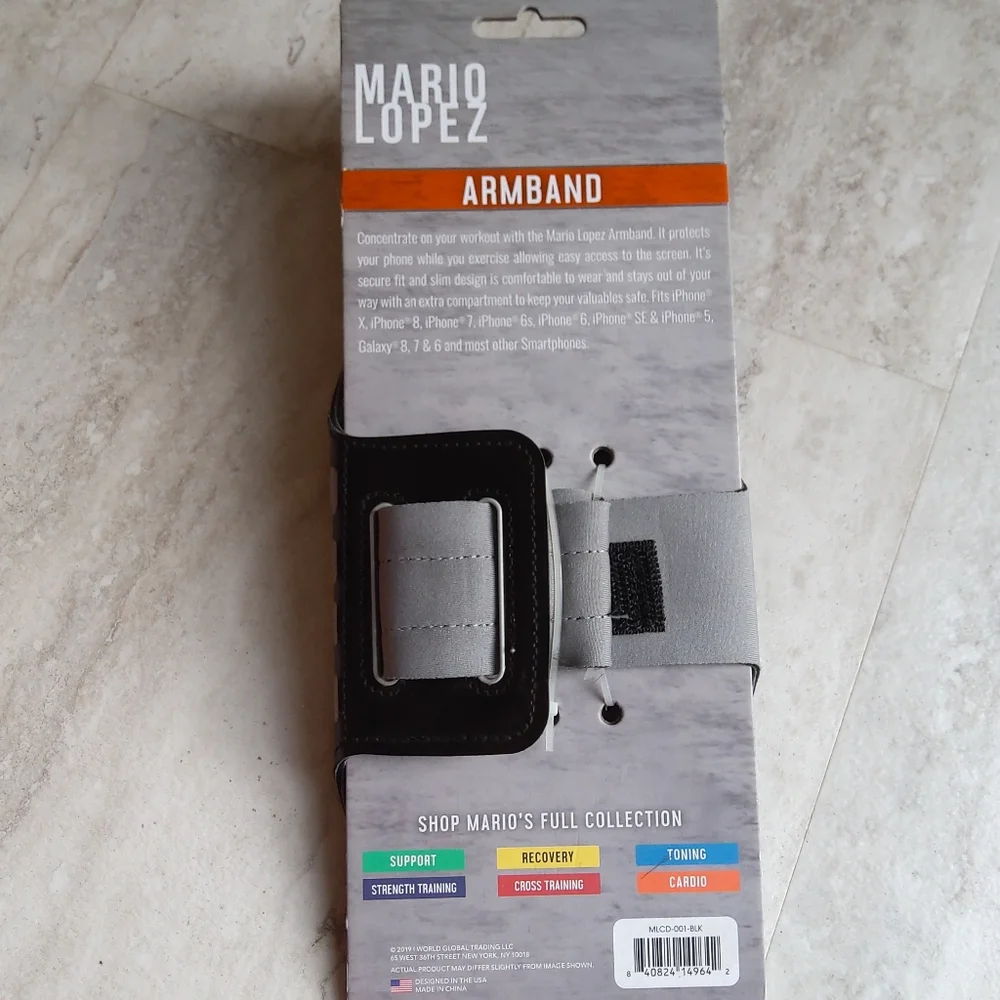 Mario Lopez Exercise Smartphone Armband NEW